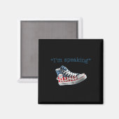 Kamala Harris Präsident 2024 Flag Sne Magnet (Vorderseite/Rückseite)