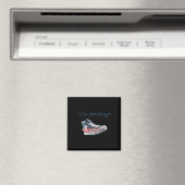 Kamala Harris Präsident 2024 Flag Sne Magnet (In Situ (Geschirrspüler))