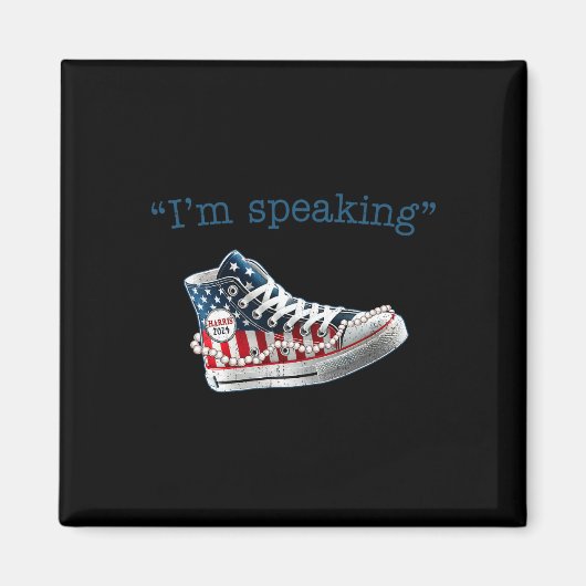 Kamala Harris Präsident 2024 Flag Sne Magnet (Vorne)