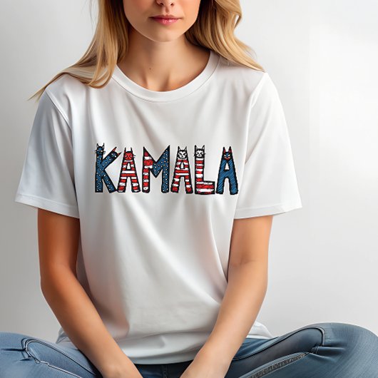 Kamala Harris Präsident 2024 Große Größe T-Shirt