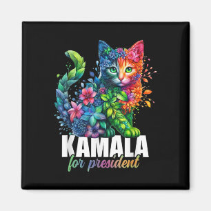 Kamala Harris, Präsident der Niedlichen Katze, Flo Magnet