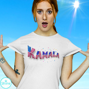 Kamala Harris, Präsident der US-Flagge Balloon Let T-Shirt
