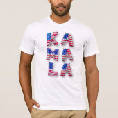 Kamala Harris, Präsident der US-Flagge Balloon Let T-Shirt (Vorderseite)