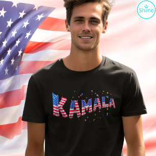 Kamala Harris, Präsident der US-Flagge Balloon Let Tri-Blend Shirt