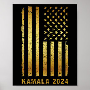 Kamala Harris Präsident Kampagne 2024 Retro Vintag Poster
