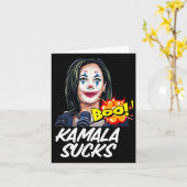 Kamala Harris Präsident Wahl 2024 Trump Hallow Karte (Gelbe Blume)