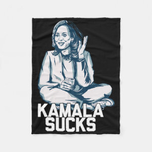 Kamala Harris Präsident Wahl Trump Halloween Fleecedecke