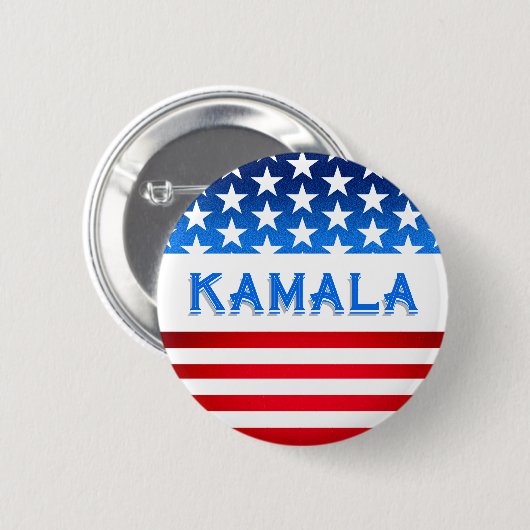 Kamala Harris Präsidentschaftskampagne unter ameri Button (Vorne & Hinten)