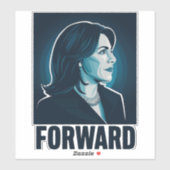 Kamala Harris - Präsidentschaftswahl 2024 Aufkleber (Blatt)