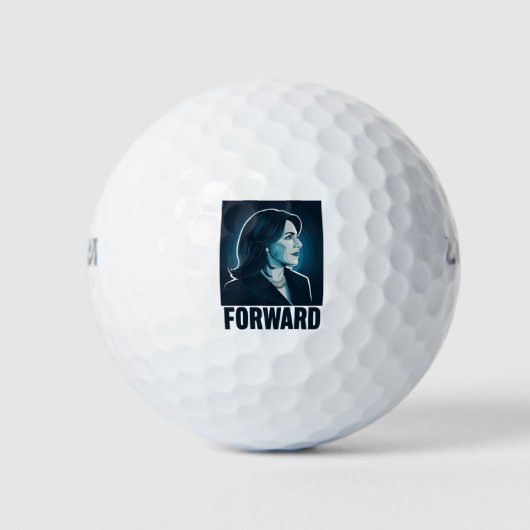 Kamala Harris - Präsidentschaftswahl 2024 Golfball (Vorderseite)