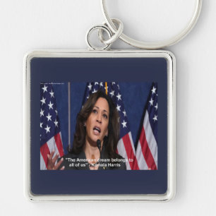 Kamala Harris Premium Jumbo Schlüsselanhänger