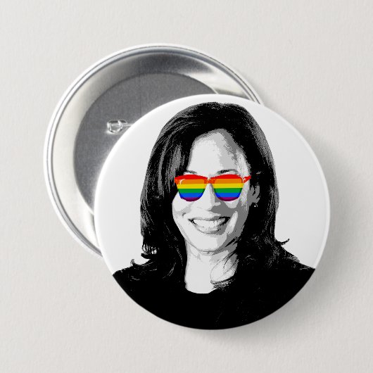 Kamala Harris Pride 2024 Button (Vorne & Hinten)
