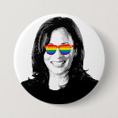 Kamala Harris Pride 2024 Button (Vorderseite)