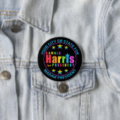 Kamala Harris Pride 2024 - Politische Abstimmung Button (Beispiel)