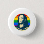 KAMALA HARRIS PRIDE ABZEICHEN BUTTON (Vorderseite)