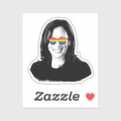 Kamala Harris Pride Aufkleber (Blatt)