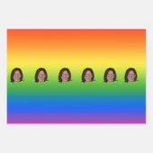 Kamala Harris Pride Holiday Geschenkpapier Set (Vorderseite 2)