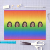 Kamala Harris Pride Holiday Seidenpapier (Handwerk)