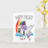 Kamala Harris Pride Karte (Gelbe Blume)
