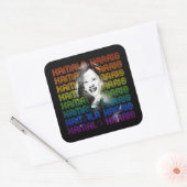 Kamala Harris Pride Quadratischer Aufkleber (Umschlag)