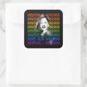 Kamala Harris Pride Quadratischer Aufkleber (Tasche)