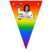 Kamala Harris Pride Wimpelkette (Zweite Fahne)
