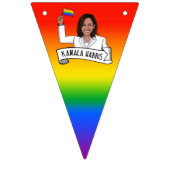 Kamala Harris Pride Wimpelkette (Erste Fahne)