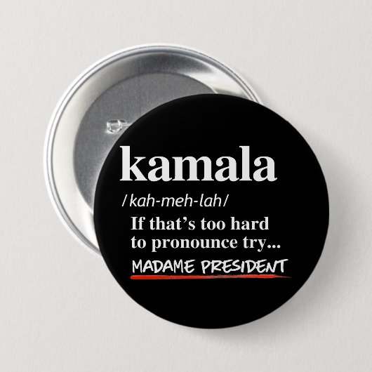 Kamala Harris - Probieren Sie den Präsidenten von  Button (Vorne & Hinten)