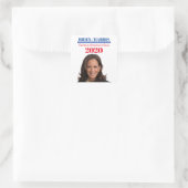 Kamala Harris Quadratischer Aufkleber (Tasche)