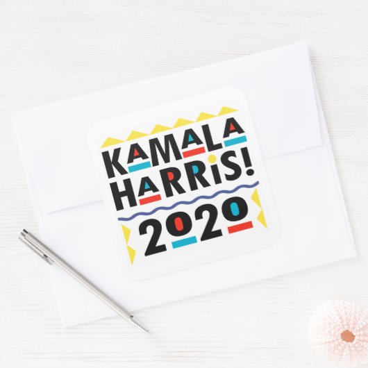 Kamala Harris Quadratischer Aufkleber (Umschlag)