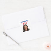 Kamala Harris Quadratischer Aufkleber (Umschlag)