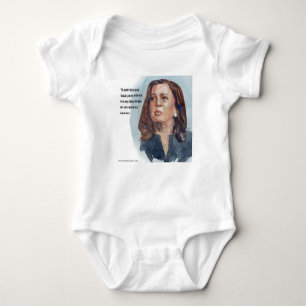 Kamala Harris & Quote Baby Strampler