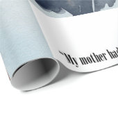 Kamala Harris & Quote Geschenkpapier (Rolleneckpunkt)