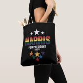 Kamala Harris Rainbow Gay Pride LGBT Election 2024 Tasche (Von Nahem)