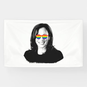 Kamala Harris Rainbow Sunglasses Banner