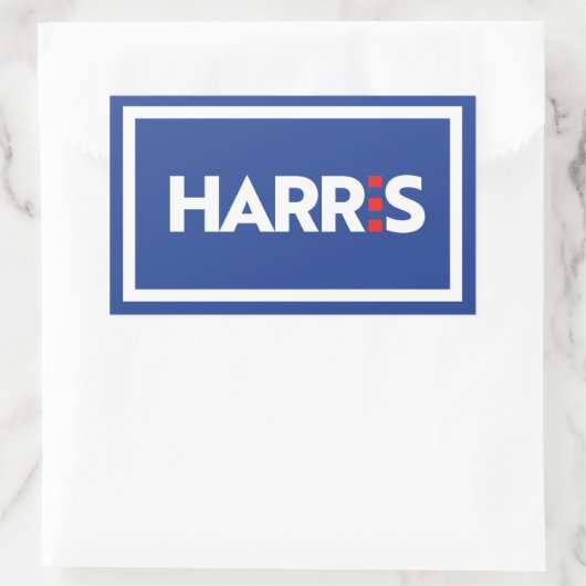 Kamala Harris Rechteckiger Aufkleber (Tasche)