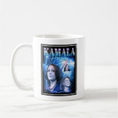 Kamala Harris Retro 90er Stil Kaffeetasse (Links)