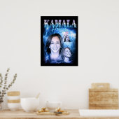 Kamala Harris Retro 90er Stil Poster (Küche)