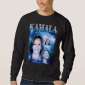 Kamala Harris Retro 90er Stil Sweatshirt (Vorderseite)