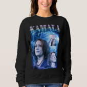 Kamala Harris Retro 90er Stil Sweatshirt (Vorderseite)