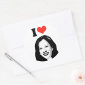 Kamala Harris Runder Aufkleber (Umschlag)
