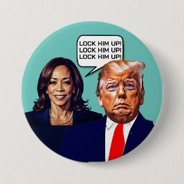 Kamala Harris sagt, sperre Trump auf Button