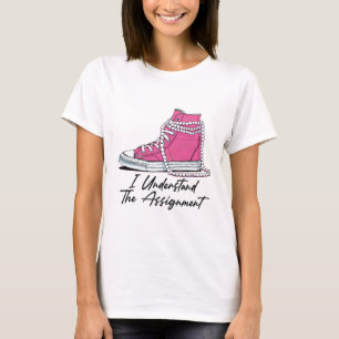 Kamala Harris Schuhe und Perle Ich verstehe die Ma T-Shirt