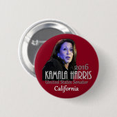 Kamala Harris Senat 2016 Button (Vorne & Hinten)