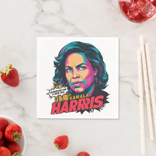 Kamala Harris Serviette (Beispiel)