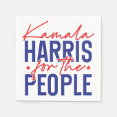 Kamala Harris Serviette (Vorderseite)