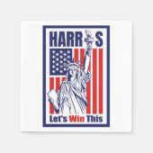 Kamala Harris Serviette (Vorderseite)