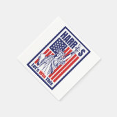 Kamala Harris Serviette (Ecke)