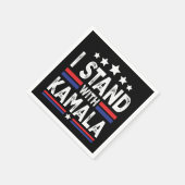 Kamala Harris Serviette (Ecke)