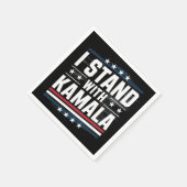 Kamala Harris Serviette (Ecke)